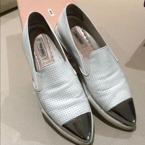 Miu Miu Sneakers with silver toe